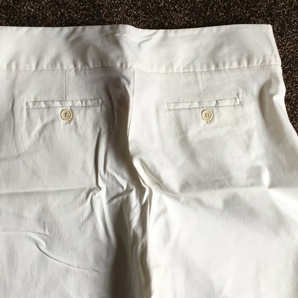 Women's Off White Ruby Rd Pants Slacks Front Zip Size 12 - Picture 6 of 7